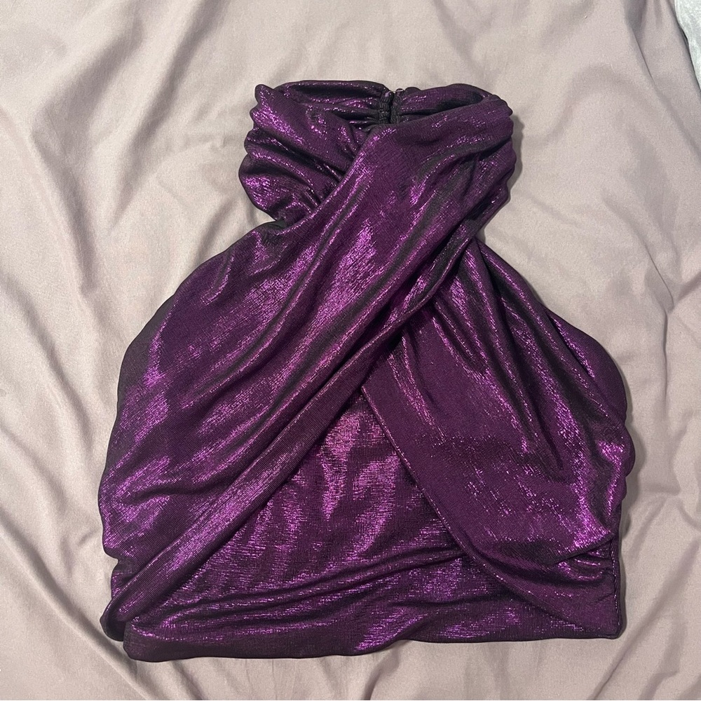 Purple Halter Top